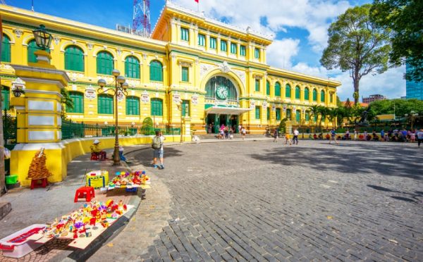Ufficio storico delle Poste centrali della città di Ho Chi Minh-vacanze al mare con bambini
