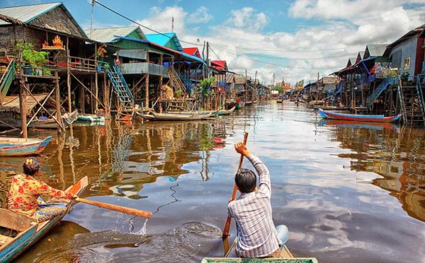 Il villaggio galleggiante di Tonle Sap