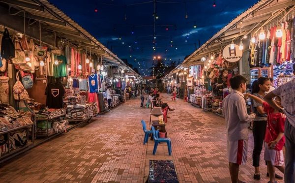 Mercato notturno a Siem Reap