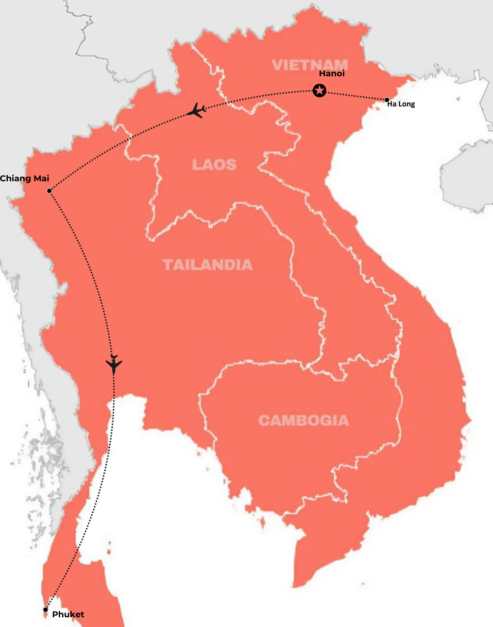 TOUR AVVENTURA ESOTICA DA HANOI A PHUKET