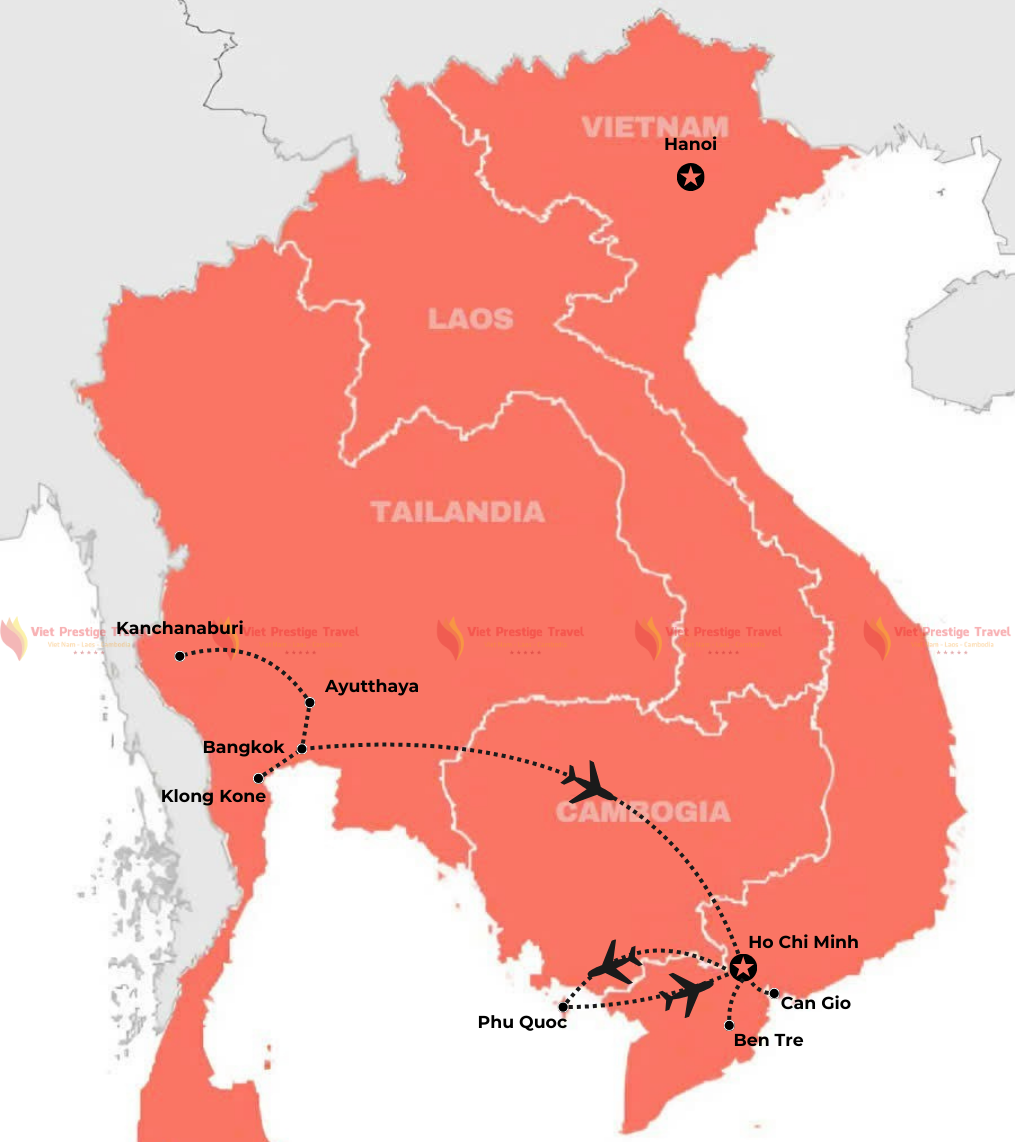 TOUR SPLENDORI DEL VIETNAM E THAILANDIA