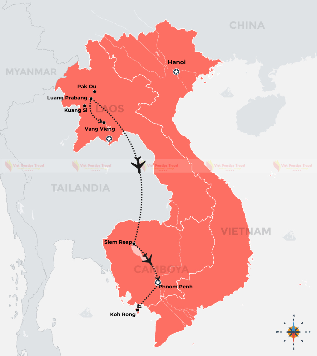 VIAGGIO DI LUSSO IN CAMBOGIA E LAOS